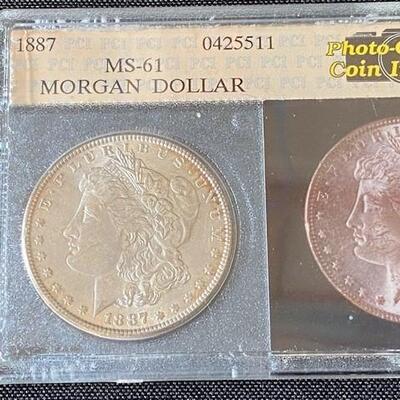 LOT#11: 1887 Morgan Silver Dollar