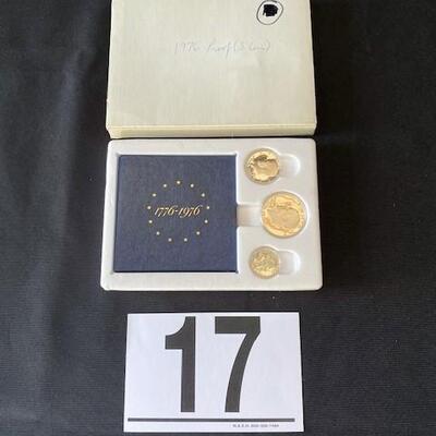LOT#17: 1976 3 Coin Proof Set