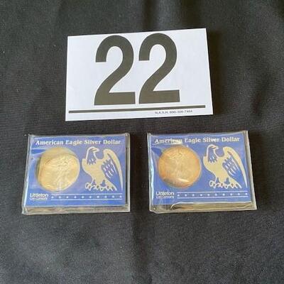 LOT#22: 1995 American Silver Eagle Lot #2