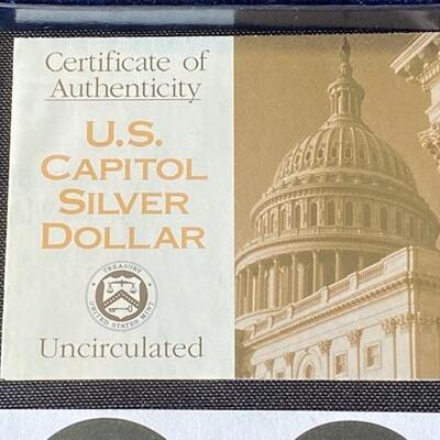 LOT#30: 1994 Capital Bicentennial Silver Dollar #1