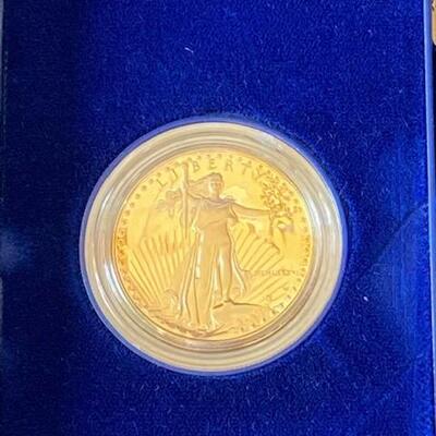 LOT#37: 1987 American Eagle 1oz Proof Gold Bullion Coin