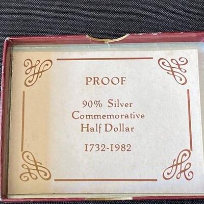 LOT#44: 1983 George Washington Proof Silver Half Dollar