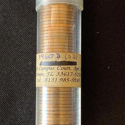 LOT#48: 1 Roll Lincoln Cents (Believed to be) 1960 Small Date
