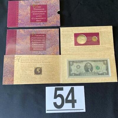 LOT#54: 1994 Jefferson Coin & Currency Lot #2
