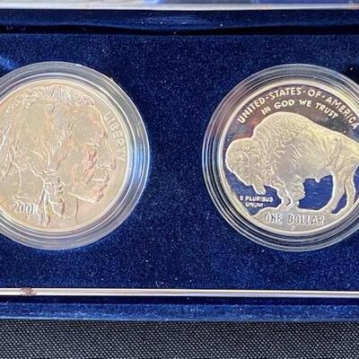 LOT#80: 2000 American Buffalo Commemorative Coins 