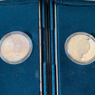 LOT#97: 1990 Eisenhower Centennial Silver Dollar Proof