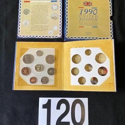 LOT#120: 1990 UK Brilliant Uncirculated Collection