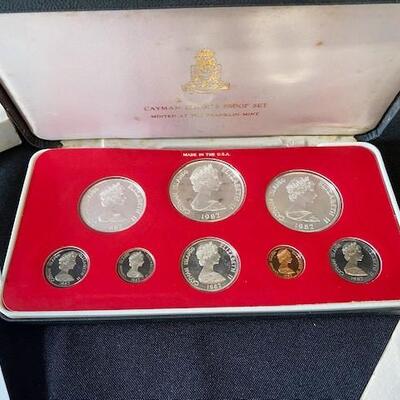 LOT#121: 1982 Franklin Mint Cayman Islands Proof Coinage