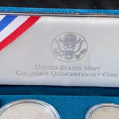 LOT#123: Columbus Quincentenary Coins