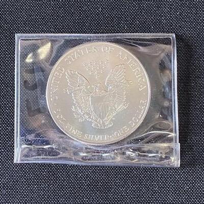 LOT#127: 1993 UNC American Silver Eagle