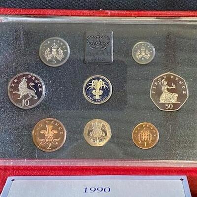 LOT#130: 1990 United Kingdom Proof Collection Royal Mint