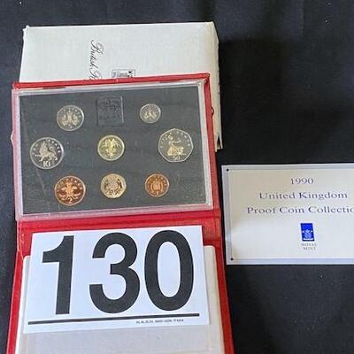 LOT#130: 1990 United Kingdom Proof Collection Royal Mint