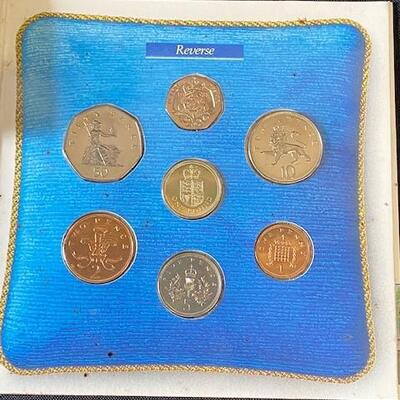 LOT#134: 1988 Uncirculated United Kingdom Coins