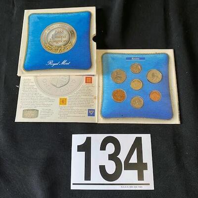 LOT#134: 1988 Uncirculated United Kingdom Coins