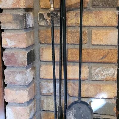 Lot 194: Vintage Fireplace Set