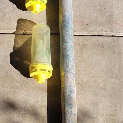 Lot 205: Insect Screen (new) and (2) Yellow Jacket Traps & Bait