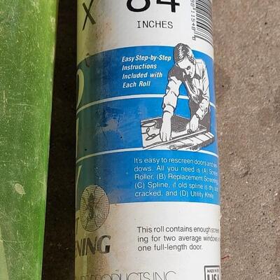 Lot 205: Insect Screen (new) and (2) Yellow Jacket Traps & Bait