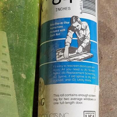 Lot 205: Insect Screen (new) and (2) Yellow Jacket Traps & Bait