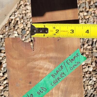 Lot 208: 150 Year Old Black Cherry Flame Grain