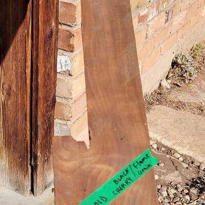 Lot 208: 150 Year Old Black Cherry Flame Grain