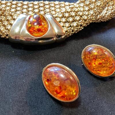 Vintage Necklace and Earrings Set