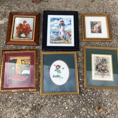 6pc Mixed Art Collection