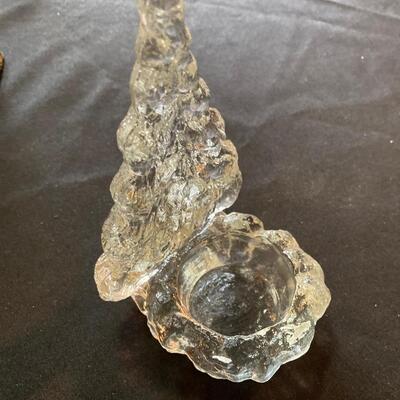 Christmas Manger and Glass Candle Holder