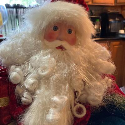 30â€ Sitting Santa with Colorful Light Display and Box!