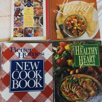 13 Cookbooks: Better Homes and Gardens, The Healthy Heart, Thrive