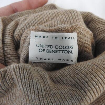 3 Sweaters, United Colors of Benetton, Ralph Lauren, Eddie Bower, Large
