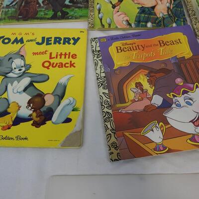 9 Vintage a Little Golden Books: Tom and Jerry to Disney's SnowWhite