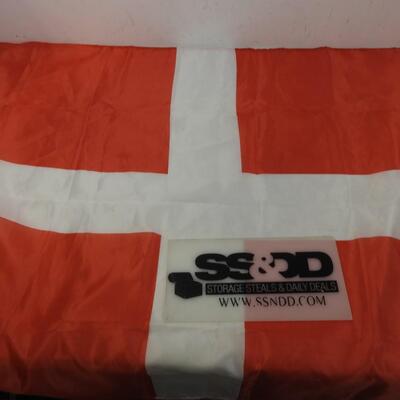 Flag of Denmark, 3 x 5 ft