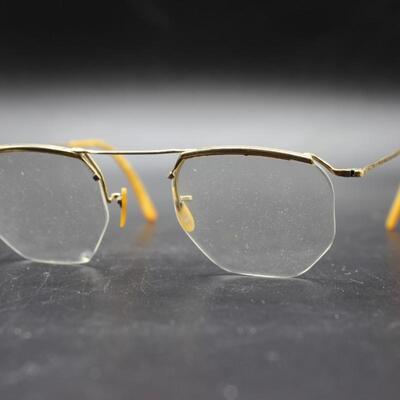 Vintage Octagonal Reading Glasses with Cases