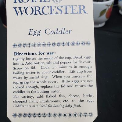 Royal Worcester Egg Coddlers