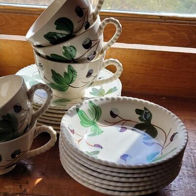 Lot 217: Blue Ridge China Set