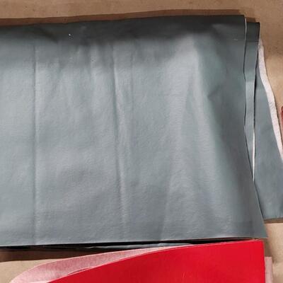 Lot 218: Vintage Felt Backed Vinyl Lot - REDS & GREENS