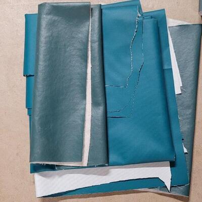 Lot 218: Vintage Felt Backed Vinyl Lot - REDS & GREENS