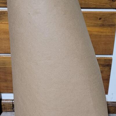 Lot 219: Large 2ft. Tall Roll of Brown Packaging Paper
