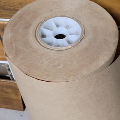 Lot 219: Large 2ft. Tall Roll of Brown Packaging Paper
