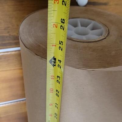 Lot 219: Large 2ft. Tall Roll of Brown Packaging Paper