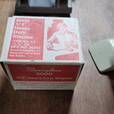 Lot 223: Hole Punches, Stapler and Staples