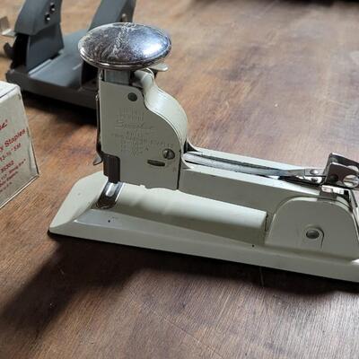 Lot 223: Hole Punches, Stapler and Staples