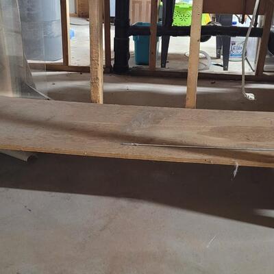 Lot 230: Vintage 3 Drawer Work Bench (Vises not included)