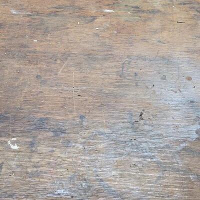 Lot 230: Vintage 3 Drawer Work Bench (Vises not included)