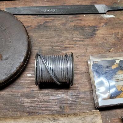 Lot 241: Tool Bench Tool Lot including a Black & Decker Pivot Driver