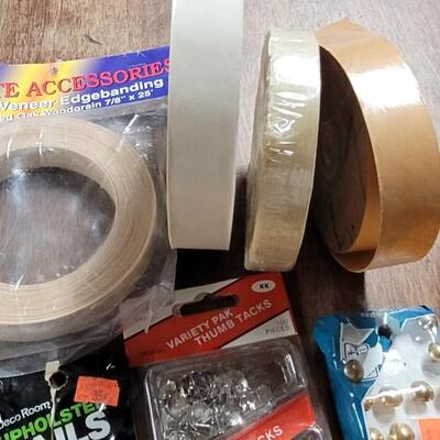 Lot 246: Variety of Tapes and Tacks Lot