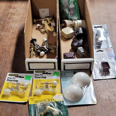 Lot 247: Door Stops and Electrical Plugs