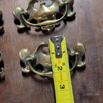 Lot 251: Furniture Brass Hardware Pulls