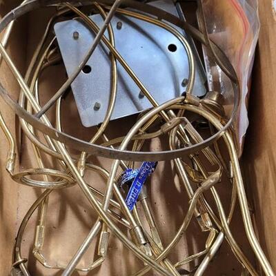 Lot 258: Lighting Repair Lot- Harps Sockets and Wiring,