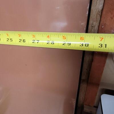 Lot 266: Brown Metal Utility Cabinet Cupboard